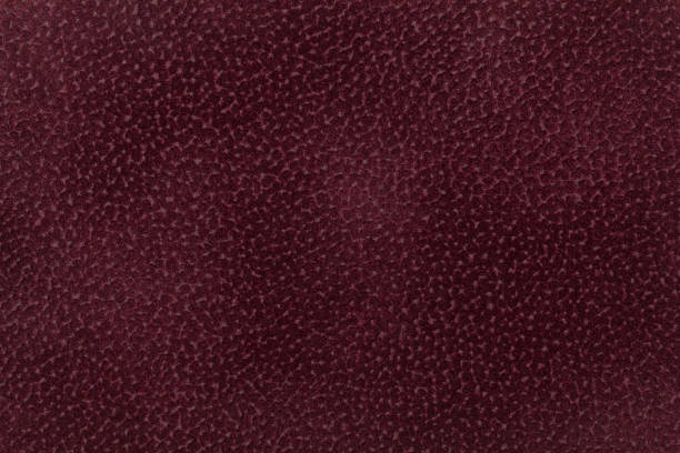 istock Background of dark red fabric decorated with coat animal. 654939564
