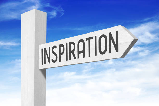istock Inspiration - white wooden signpost with one arrow 654939928