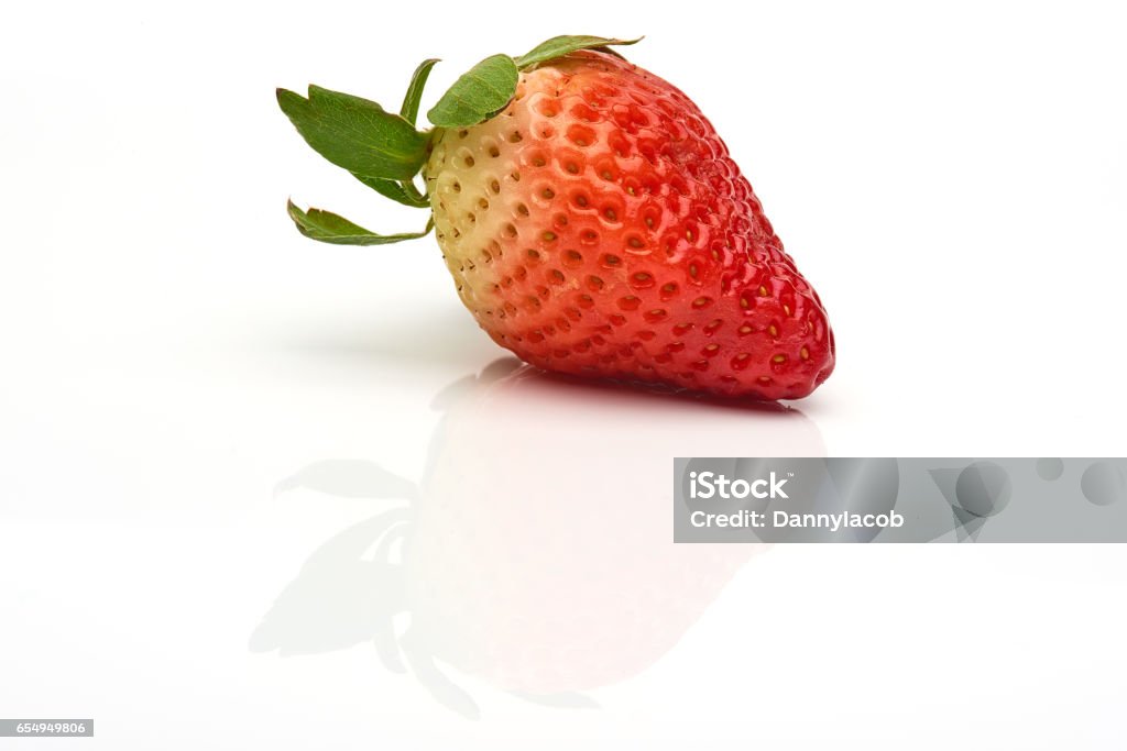 Strawberries isolated on white background Agriculture Stock Photo