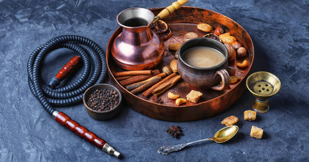istock Shisha with coffee and spices 654950006