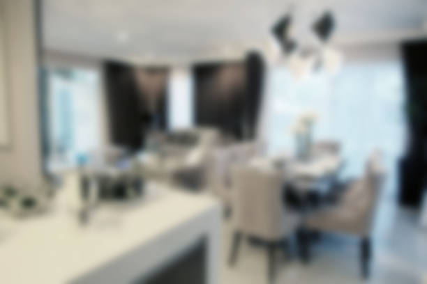 istock Blurred livingroom,can be used as background 654960338