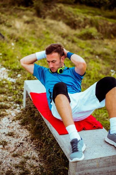 istock Sportsman Exercising Outdoors 654963930