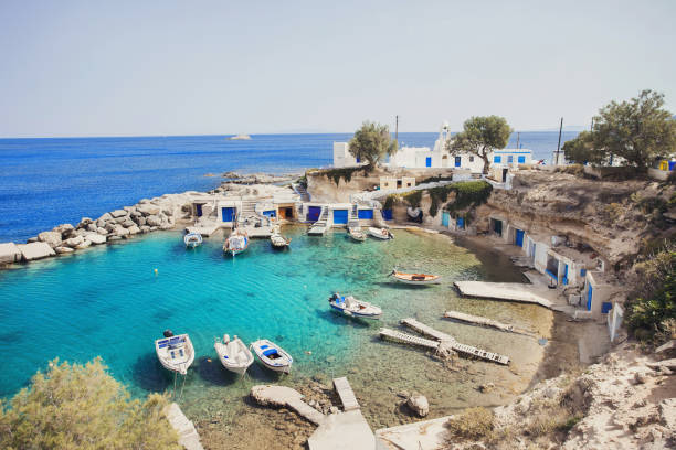istock Mandrakia village, Milos island, Greece 654964412