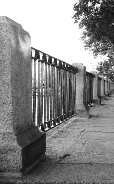 istock Fence of the Summer Garden. 654968048
