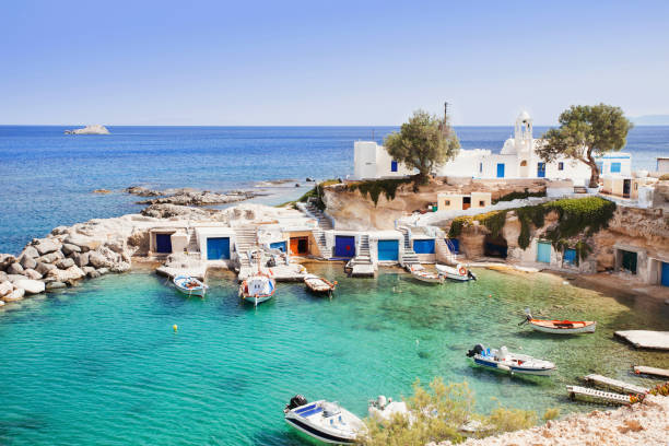 istock Mandrakia village, Milos island, Greece 654972588