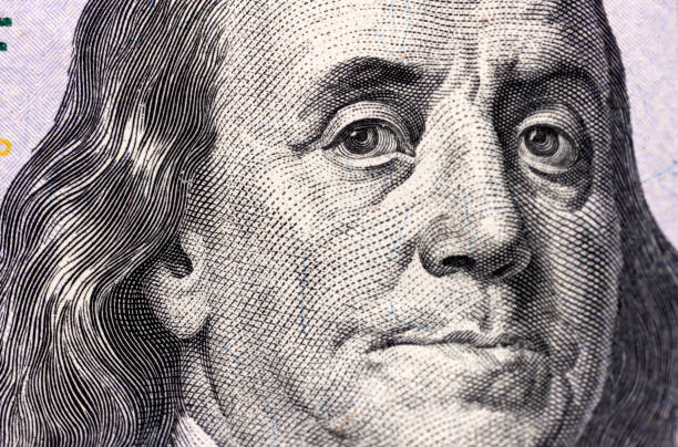 istock Portrait of Benjamin Franklin with copy space 654977808