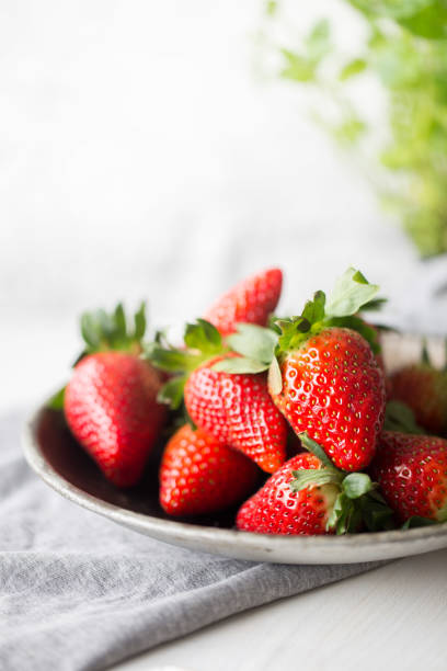 istock Fresh ripe strawberries. Summer concept 654993660