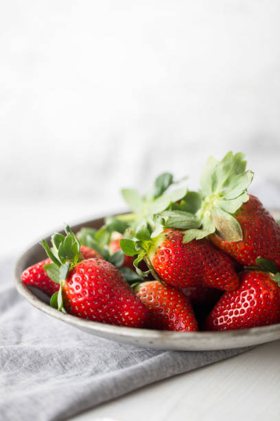 istock Fresh ripe strawberries. Summer concept 654993830