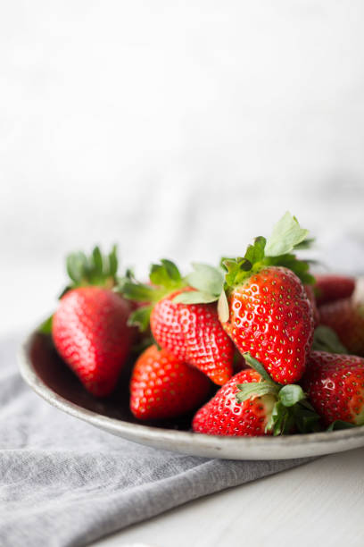 istock Fresh ripe strawberries. Summer concept 654994106