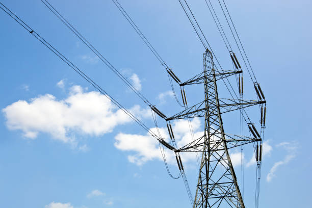 istock Electricity Pylon against clear sky 654997240