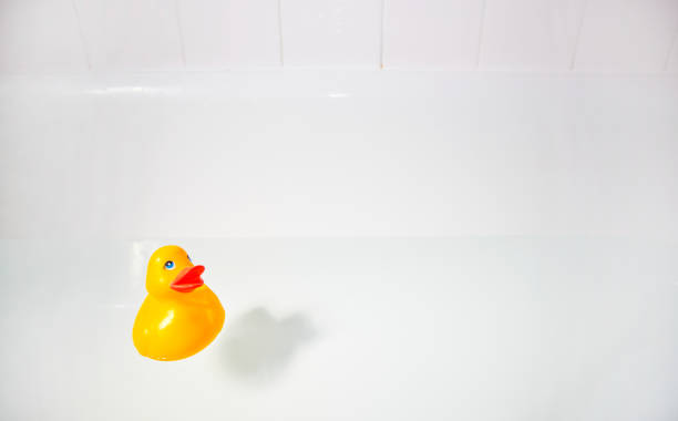 istock Rubber duck in bathtub 654999692