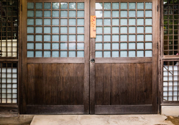 istock Japanese house door 655003530