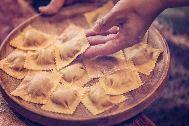 istock Preparing Homemade Ravioli Pasta 655014800