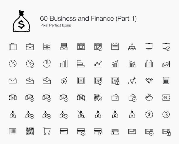 60 business and finance (line style) teil 1 von 2 - additionstaste grafiken stock-grafiken, -clipart, -cartoons und -symbole