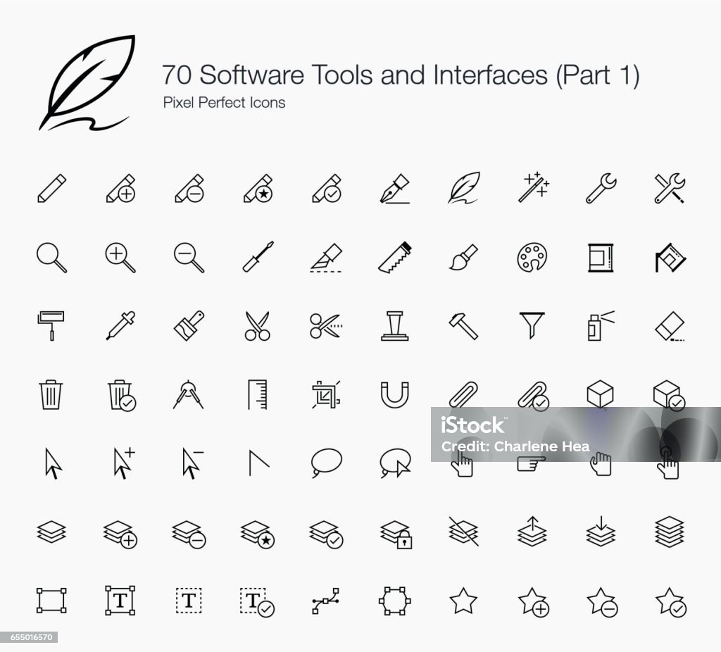 Spantools 70 Software Tools And Interfaces Part 1 Of 2 Stock Illustration ...
