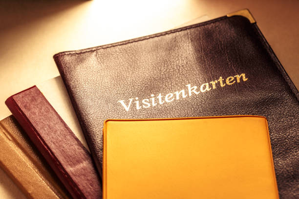 istock Business card holder and other notebooks 655016624