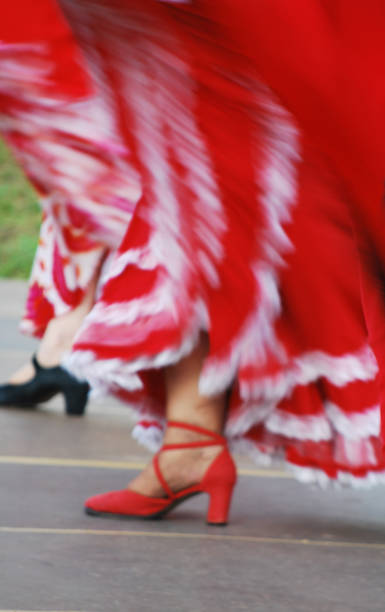 istock Blurred image of dancing girl 655042160