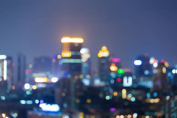 istock City blurred bokeh light night view 655053160