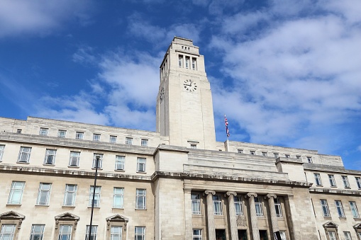 Leeds - city in West Yorkshire, UK. Parkinson Building of the University of Leeds.