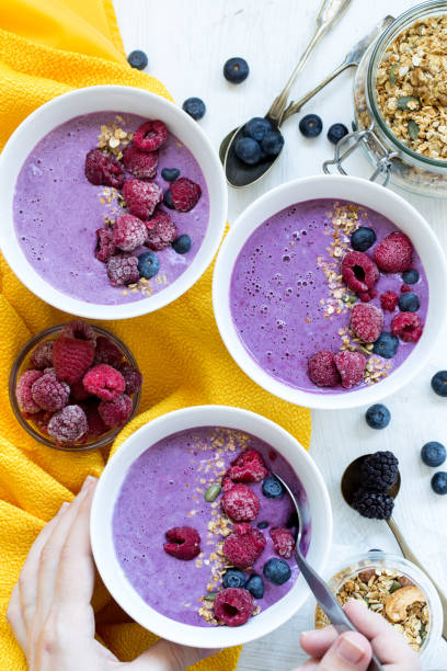 istock blueberries home made yogurt with granola 655057390