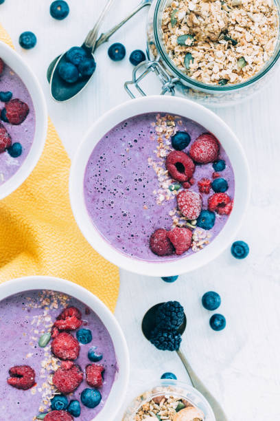 istock blueberries home made yogurt with granola 655057414