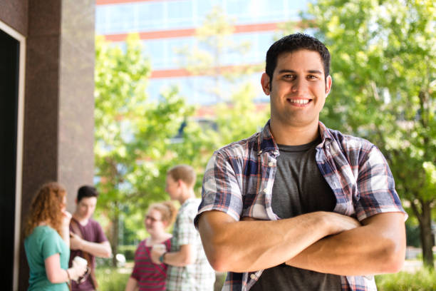 istock Multi-ethnic group of young adults downtown. 655073370