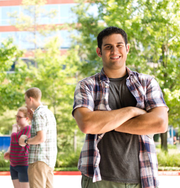 istock Multi-ethnic group of young adults downtown. 655078044