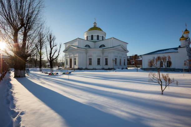 istock Transfiguration Cathedral in Bila Tserkva. Winter. 655084070