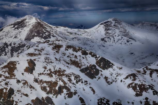 istock Sar / Sharr Mountains / Malet e Sharrit between Macedonia and Kosovo in winter seen from the highest peak of Kosovo - Rudoka / Maja e Njeriut 655087728
