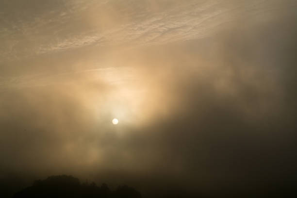 istock foggy sky,nara,japan 655088314