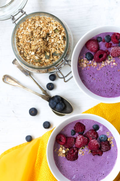 istock blueberries home made yogurt with granola 655094682
