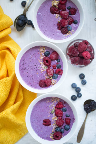 istock blueberries home made yogurt with granola 655095174
