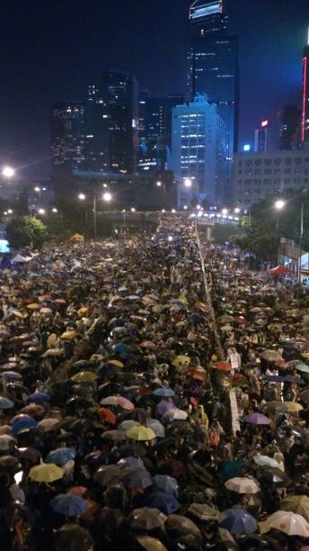 istock Umbrella Revolution, Hong Kong 655095188