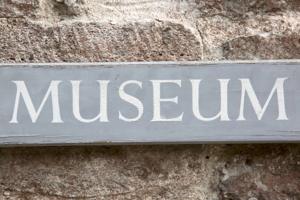 istock Closeup of Museum Sign 655100546