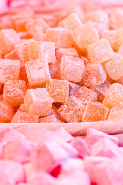 istock Mixed sweet snacks on food market 655113272
