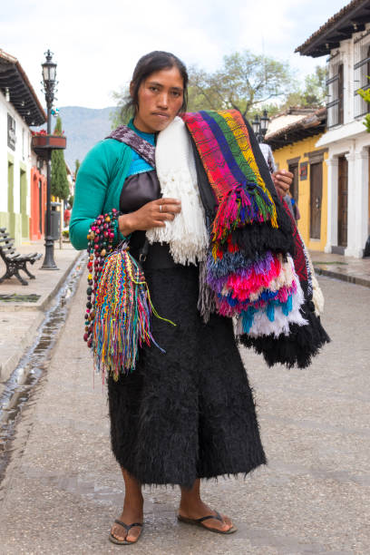 Oaxaca, Mexico: Colorful Embroidered Dresses at Market
