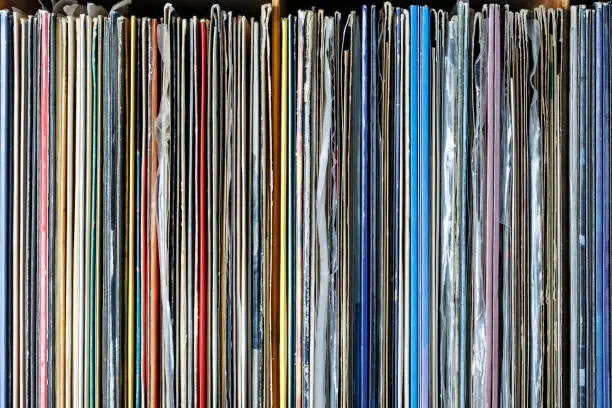 Photo of Collection of vinyl records