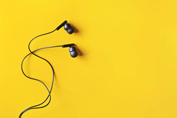 fones de ouvido - headset hands free device single object nobody - fotografias e filmes do acervo
