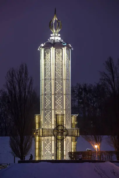 Photo of Holodomor monument in Kiev