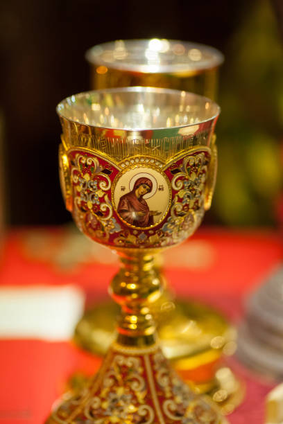 istock Chalice for communion in the Orthodox monastery. Kiev. 655137260