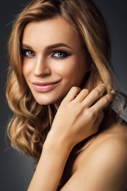 istock Beautiful woman with make-up 655149582