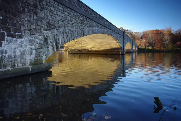 Princeton - New Jersey, Bridge - Built Structure, Cloud - Sky, Horizontal, Lake
