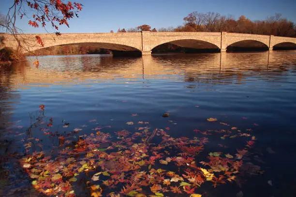 Princeton - New Jersey, Bridge - Built Structure, Cloud - Sky, Horizontal, Lake