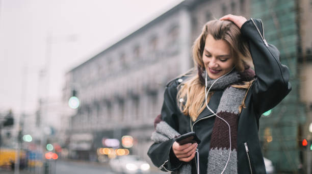 istock Blonde woman outdoors 655206218