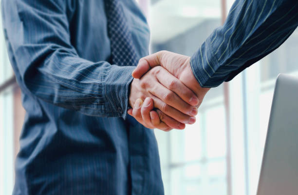 istock Business people shake hand for partnership and friendship 655224234