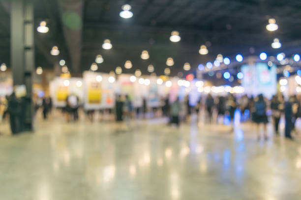 istock Bokeh Light At the exhibition center. 655237884