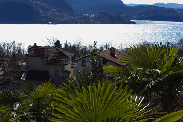 istock lago maggiore mountain view on lake 655240160