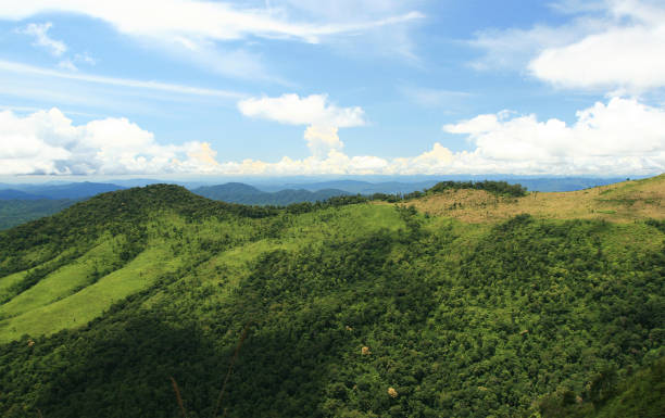 istock Mountains and tropical rain forest in Thailand 655245658
