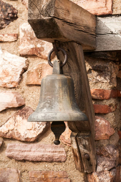 istock Small church bell closeup 655265928