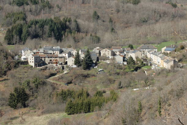 istock Mountain village in Pyrenees, France 655287452